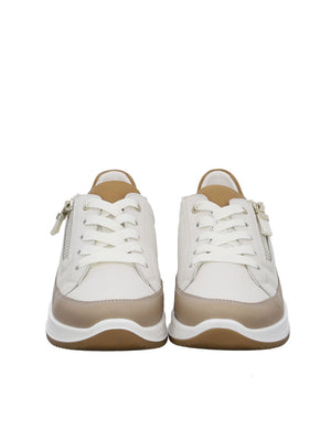 
                  
                    Ara Osaka White and Cream Trainer
                  
                