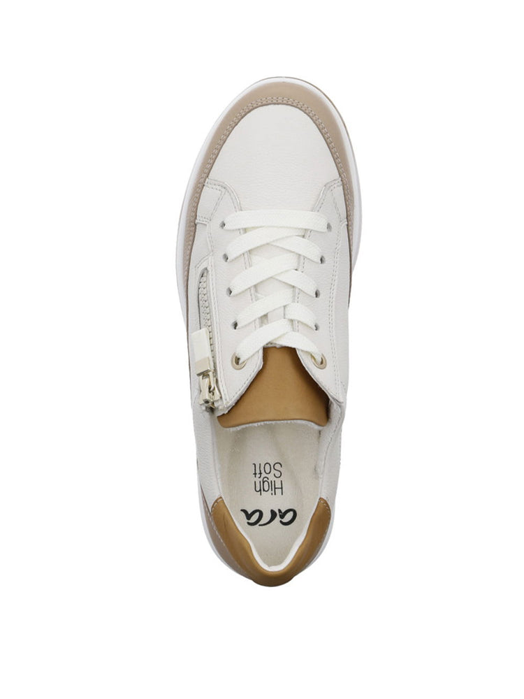 
                  
                    Ara Osaka White and Cream Trainer
                  
                