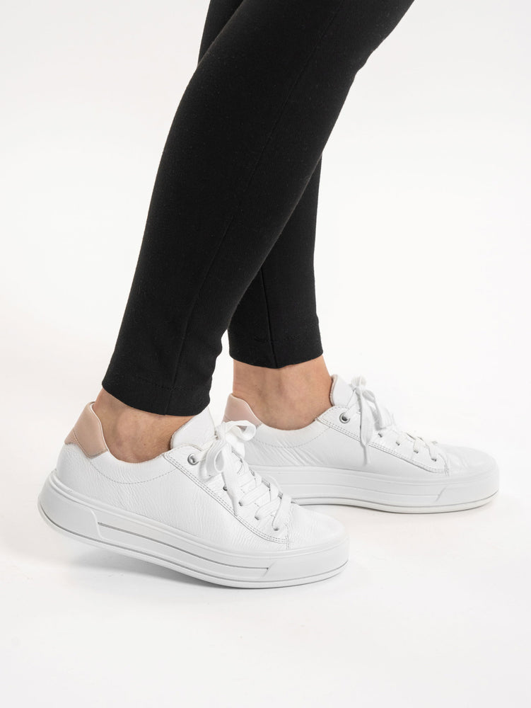 
                  
                    Ara Canberra Lace Up White Trainer
                  
                