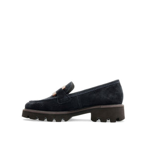 
                  
                    Ara Oxford Navy Suede Loafer
                  
                