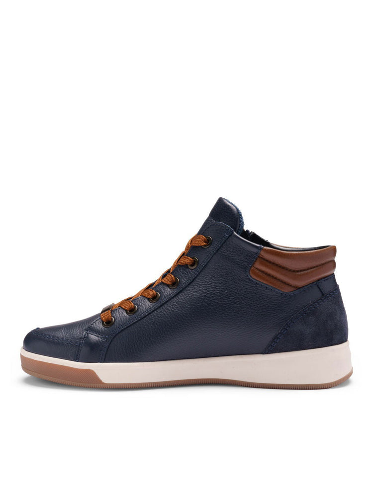 
                  
                    Ara Rom Sport Hightop Trainer in navy
                  
                
