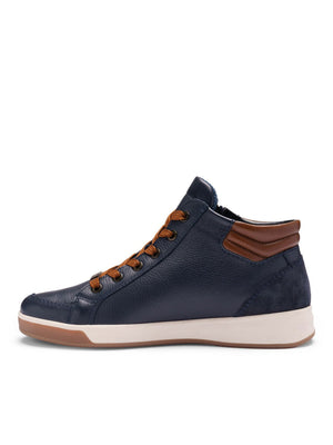 
                  
                    Ara Rom Sport Hightop Trainer in navy
                  
                