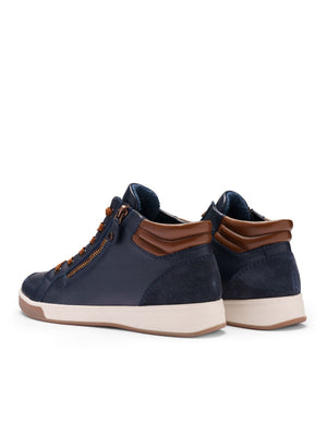 
                  
                    Ara Rom Sport Navy Hightop Trainer
                  
                