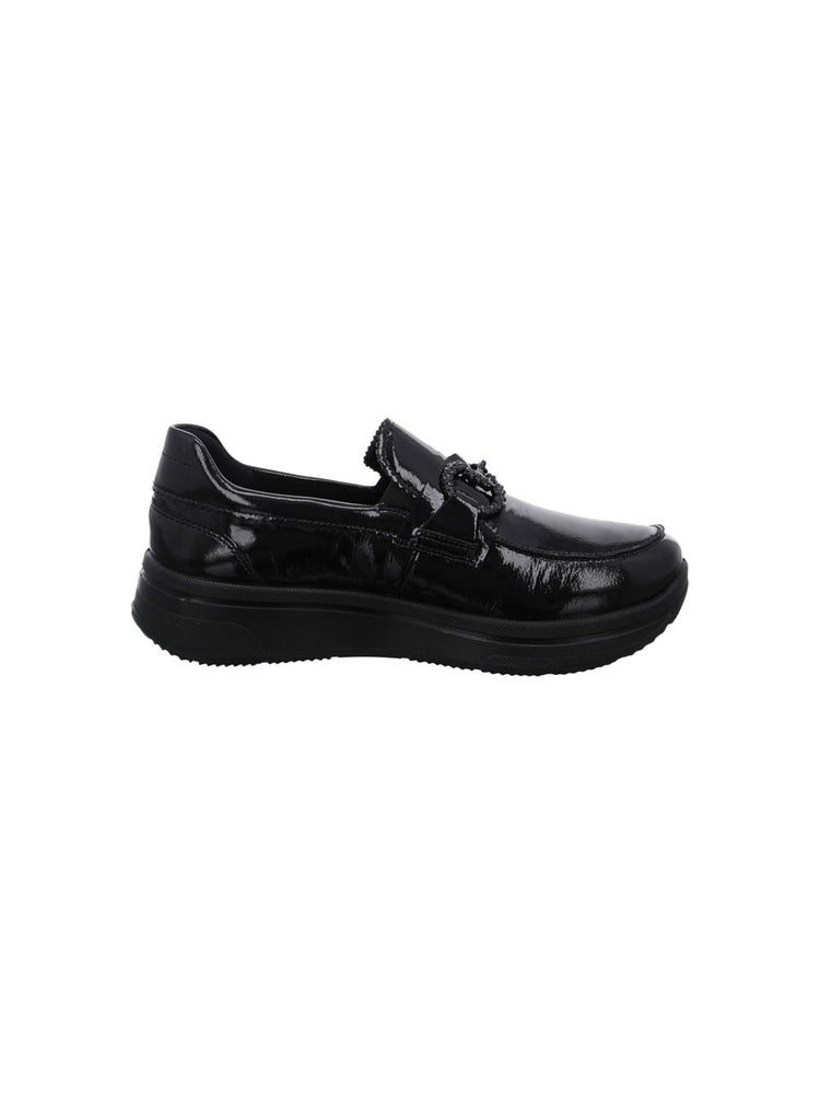 
                  
                    Ara Sappora Black Patent Slip On Shoe - Wide Fit
                  
                