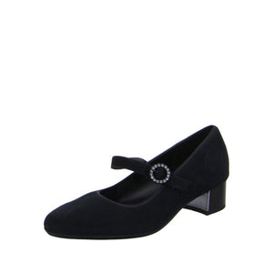 
                  
                    Ara Nizza Black Suede Mary Jane Shoe
                  
                