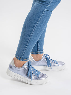 
                  
                    Ara Canberra Lace Up Metallic Trainer
                  
                