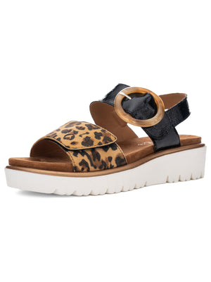 
                  
                    Ara Bilbao Patent w/animal print Sandal
                  
                