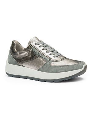 
                  
                    Ara New York Steel Grey Trainer
                  
                