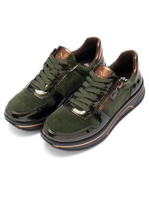 
                  
                    Ara Sapporo Forest Green Trainer
                  
                