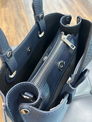 
                  
                    Marco Moreo Small Navy Tote
                  
                