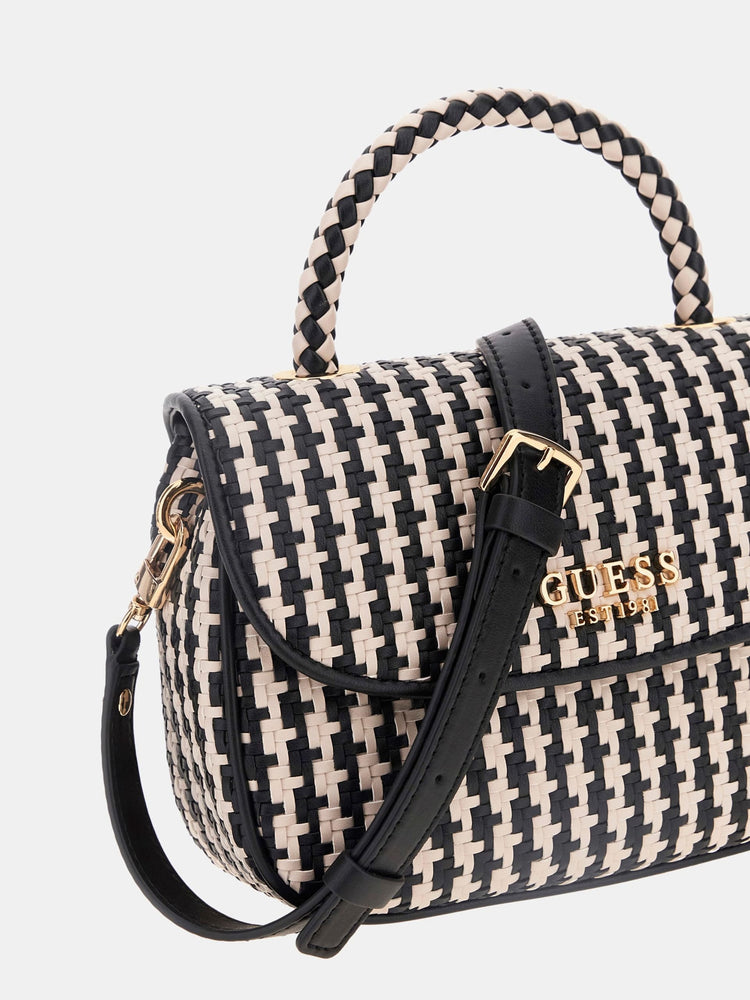 
                  
                    Guess Mirema Woven Flap over Handbag
                  
                