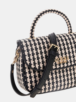 
                  
                    Guess Mirema Woven Flap over Handbag
                  
                