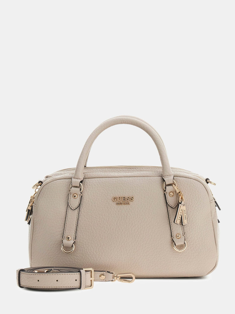 
                  
                    Guess Marsha Taupe Box Satchel
                  
                