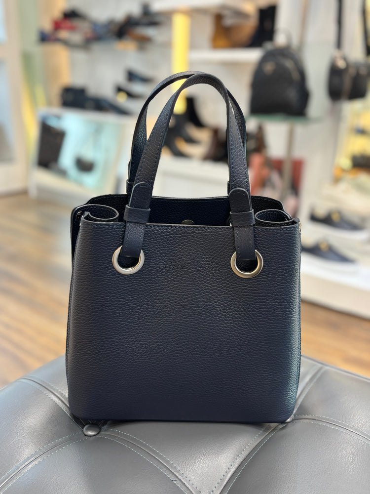 
                  
                    Marco Moreo Small Navy Tote
                  
                