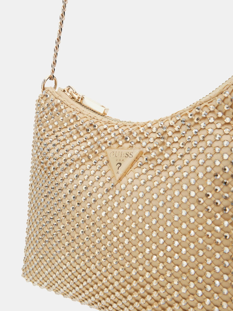 
                  
                    Guess Zalina Gold Mini Mesh Crossbody
                  
                