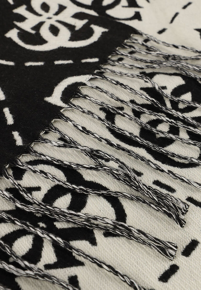 
                  
                    Guess 4G Logo Black Scarf
                  
                