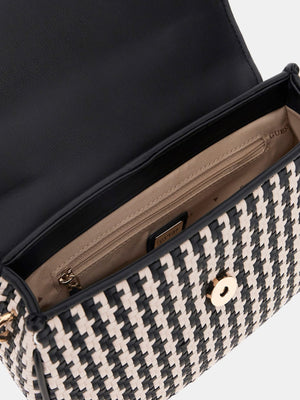 
                  
                    Guess Mirema Woven Flap over Handbag
                  
                