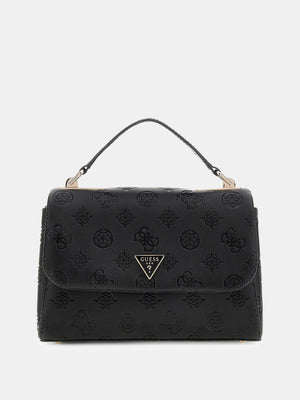 
                  
                    Guess Tisha 4G Logo Flap Black Shoulder Bag
                  
                