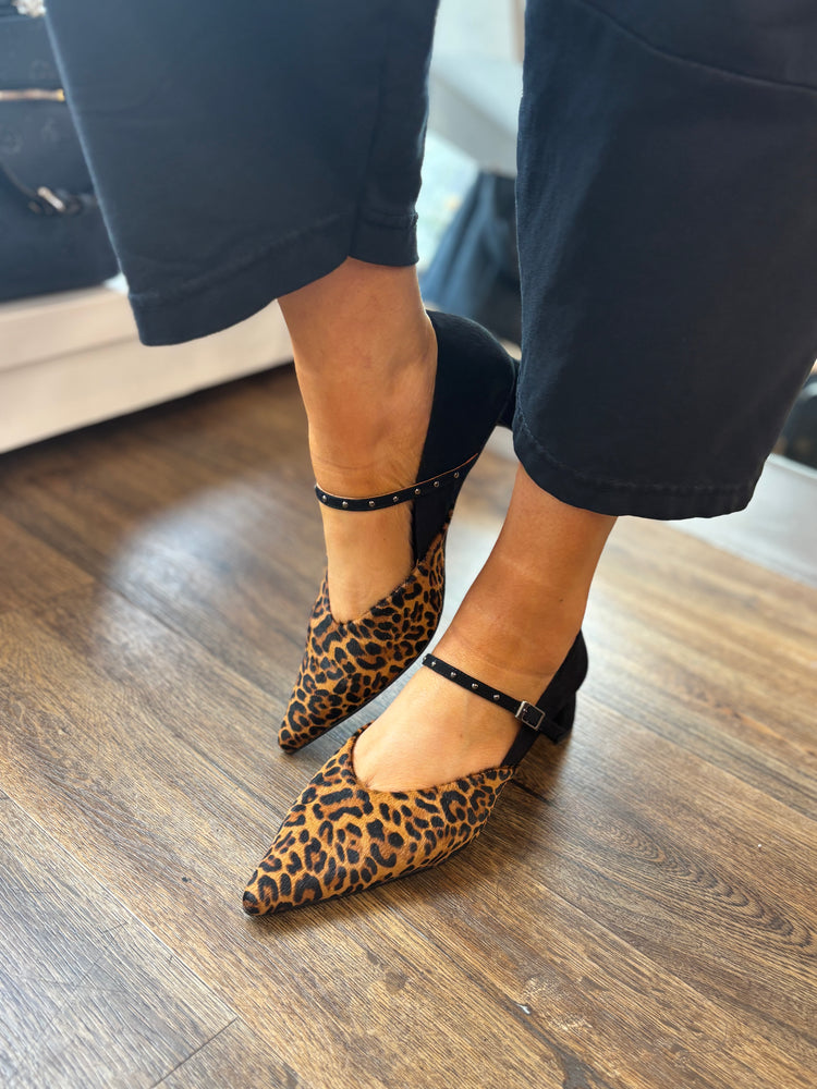 
                  
                    Marian Leopard Mary Jane Shoe
                  
                