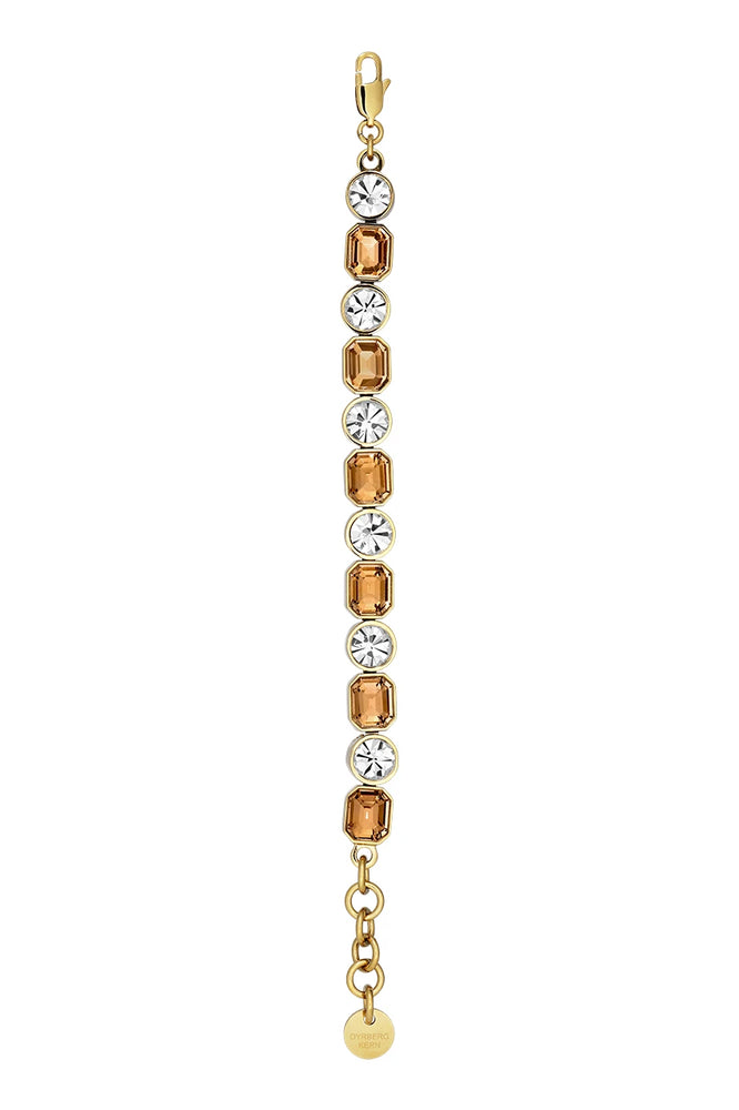 
                  
                    Dyrberg/Kern Alaya Golden Crystal Bracelet
                  
                