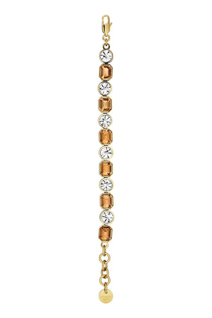 
                  
                    Dyrberg/Kern Alaya Golden Crystal Bracelet
                  
                