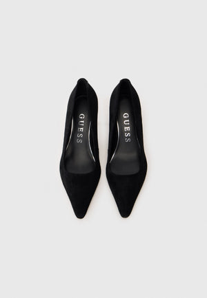 
                  
                    Guess Dennor Black Suede Heel
                  
                