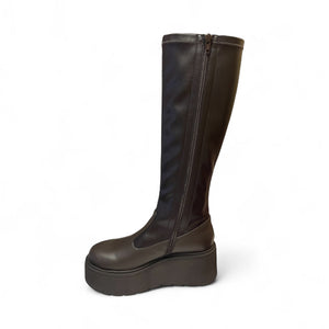 
                  
                    Marco Moreo Brown Leather Knee Boot
                  
                