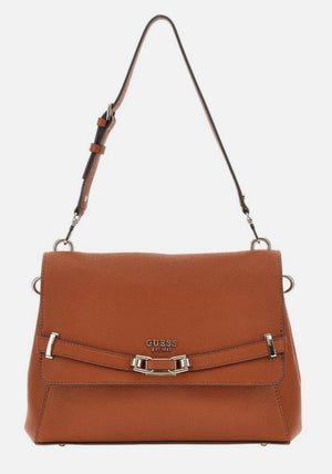 
                  
                    Guess Silvye Flap Cognac Shoulder Bag
                  
                