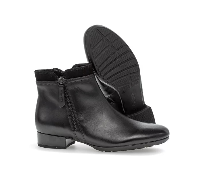 
                  
                    Gabor Black Leather Ankle Boot
                  
                