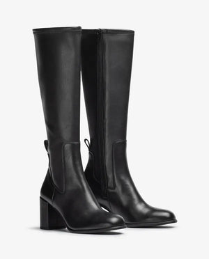 
                  
                    Unisa Nemir Black Leather Knee Boot
                  
                