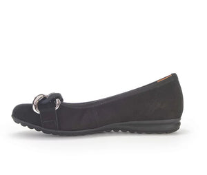 
                  
                    Gabor Suede Black Sporty Ballerina
                  
                