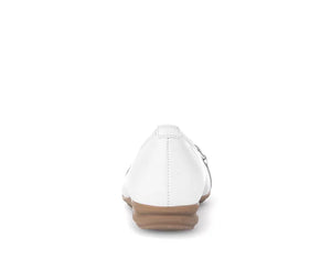 
                  
                    Gabor Smooth White Leather Sporty Ballerina
                  
                