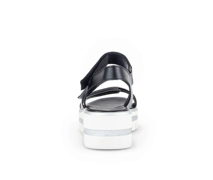 
                  
                    Gabor Black Strappy Sandal
                  
                