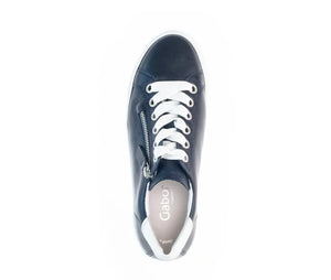 
                  
                    Gabor Platform  Wide Fit Navy Zip Trainers
                  
                