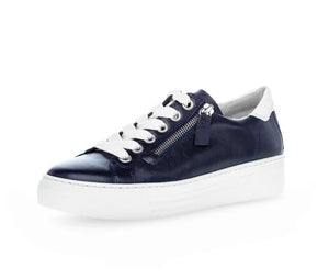 
                  
                    Gabor Platform  Wide Fit Navy Zip Trainers
                  
                