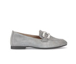 Gabor Grey Suede Loafer with brooch 65.210.19