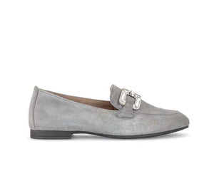 
                  
                    Gabor Grey Suede Loafer with brooch 65.210.19
                  
                