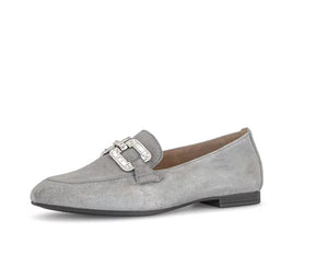 
                  
                    Gabor Suede Grey Loafer
                  
                