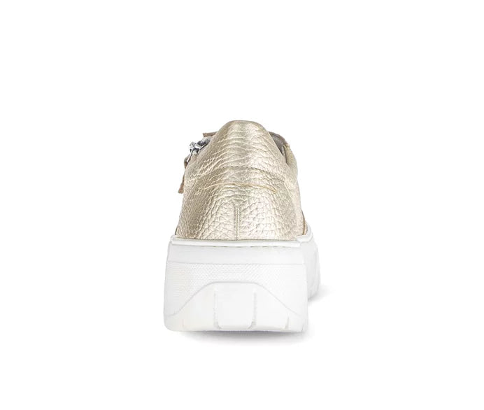 
                  
                    Gabor Gold Metallic Trainer with Chunky Sole
                  
                