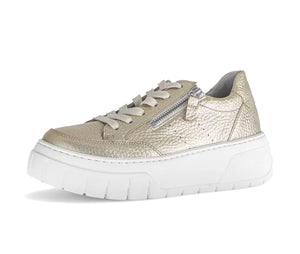 
                  
                    Gabor Gold Metallic Trainer with Chunky Sole
                  
                