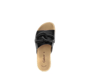 
                  
                    Gabor Black Patent Slider
                  
                