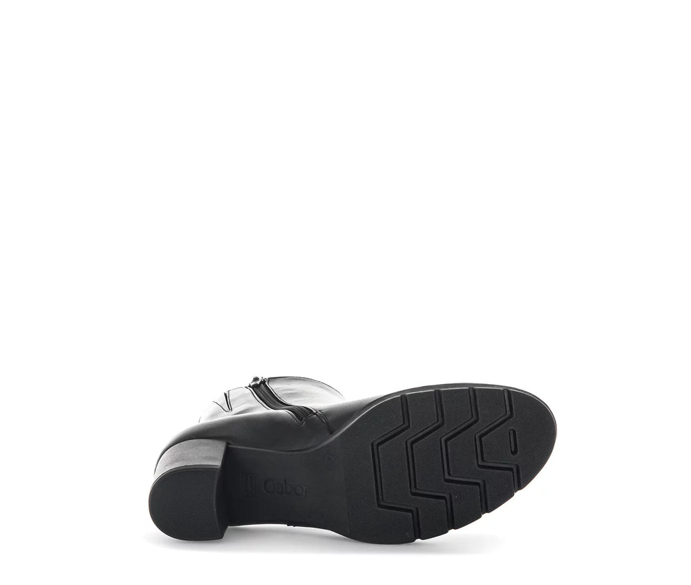 
                  
                    Gabor Black Leather Ankle Boot
                  
                