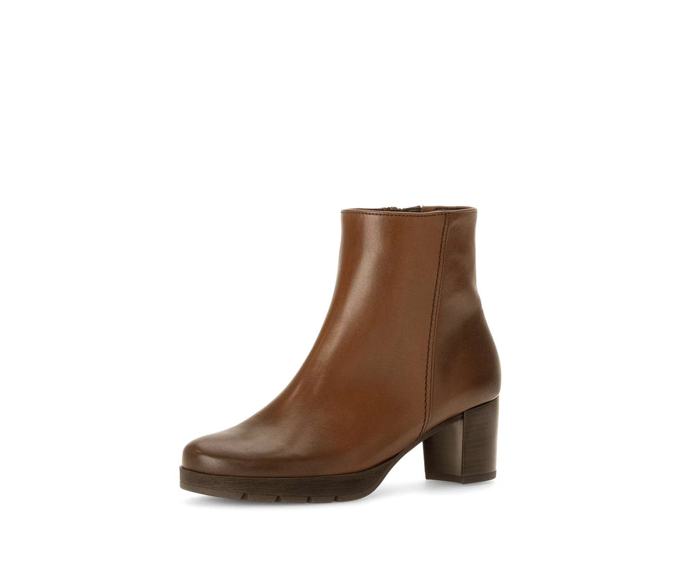 
                  
                    Gabor Brown leather ankle boot 
                  
                