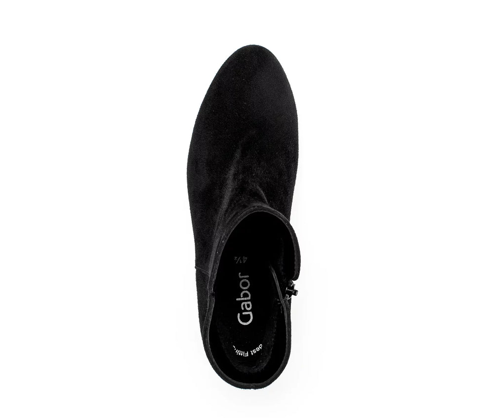 
                  
                    Gabor Elegant Suede Black Ankle Boot
                  
                