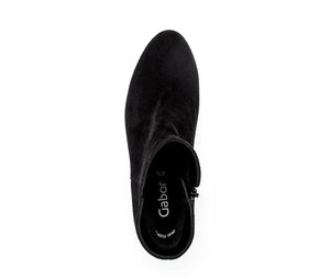 
                  
                    Gabor Elegant Suede Black Ankle Boot
                  
                