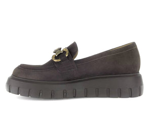 
                  
                    Gabor Suede Brown Loafer
                  
                