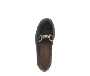 
                  
                    Gabor Suede Brown Loafer
                  
                