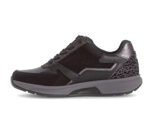 
                  
                    Gabor Rolling Soft Black Trainer with Print Heel
                  
                
