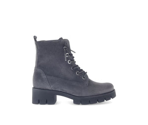 
                  
                    Gabor Grey Suede Biker Boot with Elastic lace
                  
                