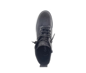 
                  
                    Gabor Grey Suede Biker Boot with Elastic lace
                  
                